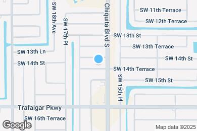 Map image of the property - 1609 SW 14th Terrace