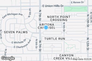 Map image of the property - 726 E Villa Rita Dr