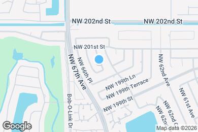 Map image of the property - 20028 NW 64th Pl