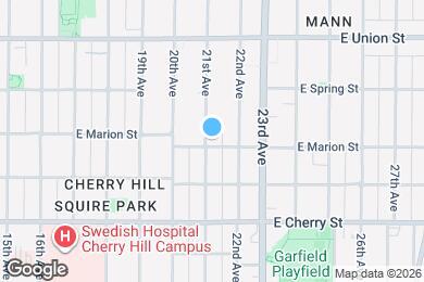 Map image of the property - 900 21st Ave