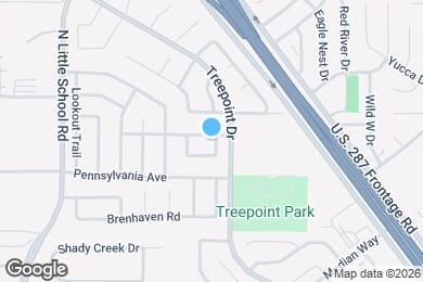 Map image of the property - 6006 Blue Mesa Dr