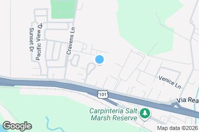 Map image of the property - 1260 Franciscan Ct