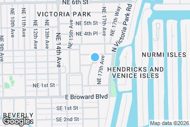 Map image of the property - 228 NE 16th Ter