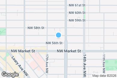 Map image of the property - 1525 NW 57th St