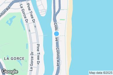 Map image of the property - 5757 Collins Ave