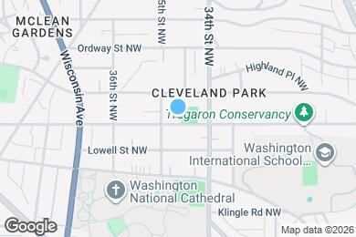 Map image of the property - 3459 Macomb St NW