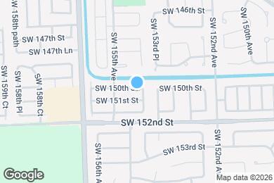 Map image of the property - 15440 SW 150th St