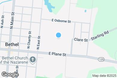 Map image of the property - 258 E Plane St