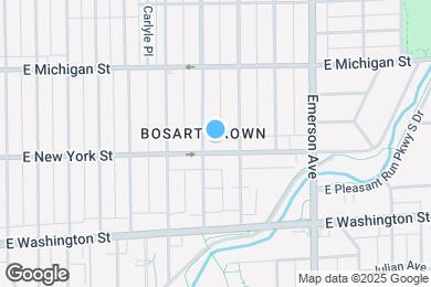 Map image of the property - 4912 E New York St