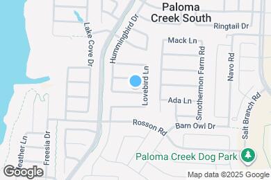 Map image of the property - 1512 Cockatiel Dr