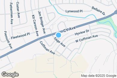 Map image of the property - 1931 Sage Ave