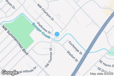 Map image of the property - 449 SW Thomas St