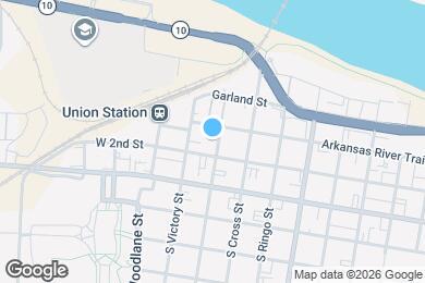 Map image of the property - 112 S Pulaski St