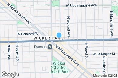 Map image of the property - 1934 W North Ave
