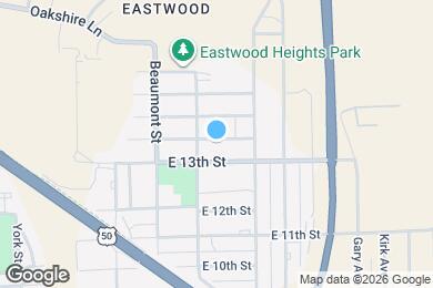 Map image of the property - 2816 E 14th St