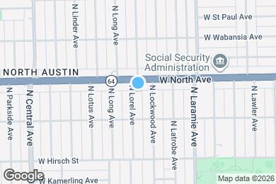 Map image of the property - 1543 N Lorel Ave