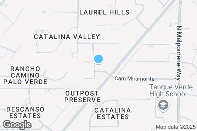 Map image of the property - 10760 E Via Tranquilla