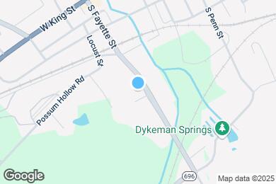 Map image of the property - Shippensburg Commons Apartments