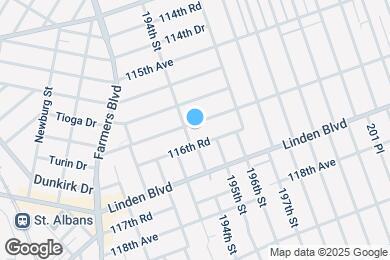 Map image of the property - 194-08 116th Ave