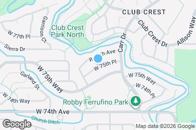 Map image of the property - 8729 W 75th Pl
