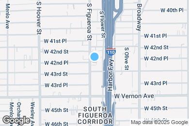 Map image of the property - 4240 S Figueroa St
