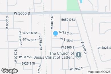 Map image of the property - 2672 W 5750 S