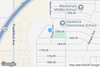 Map image of the property - 5603 15th St