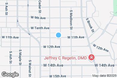Map image of the property - 1104 S Jefferson St