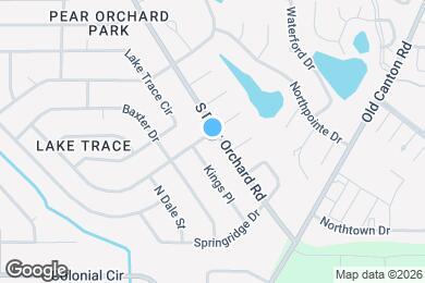 Map image of the property - 2009 Lake Trace Dr