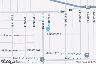 Map image of the property - 3592 E 133rd St