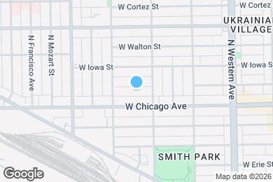 Map image of the property - 2623 W Rice St