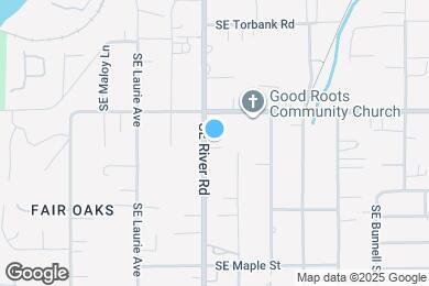 Map image of the property - 14004 SE River Rd