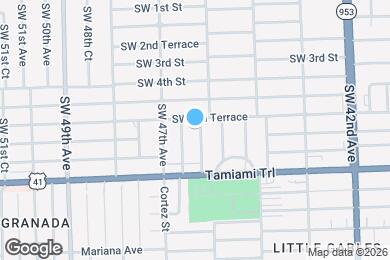 Map image of the property - 570 SW 45th Ave