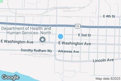 Map image of the property - 2107 E Washington Ave