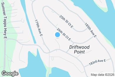 Map image of the property - 2613 180th Ave E