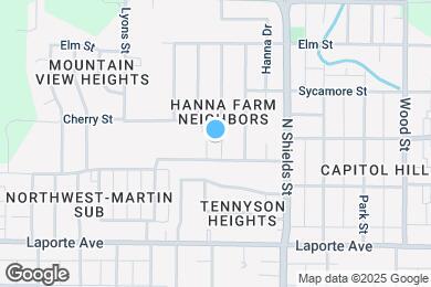 Map image of the property - 1216 Maple St