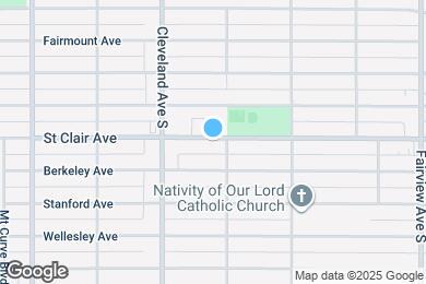 Map image of the property - 2012 Saint Clair Ave