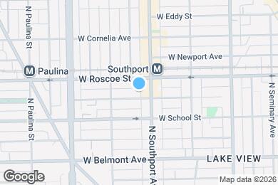 Map image of the property - 1416 W Henderson St