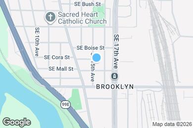 Map image of the property - 4316 SE 15th Ave