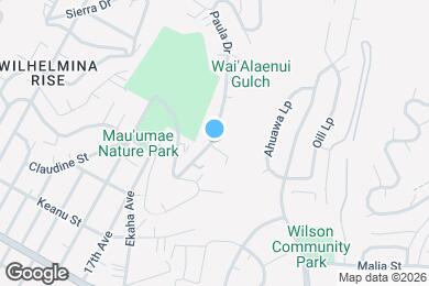 Map image of the property - 1603A Paula Dr