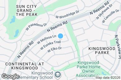 Map image of the property - 15142 W Eureka Trail