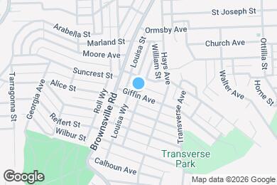 Map image of the property - 124 Giffin Ave