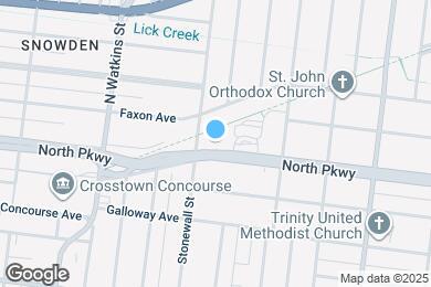Map image of the property - 1524 N Parkway