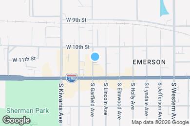 Map image of the property - 228 S Garfield Ave
