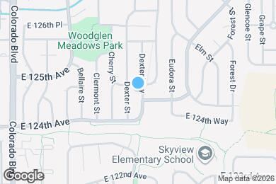 Map image of the property - 12467 Dexter Way