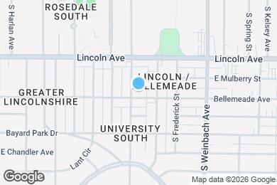 Map image of the property - 1708 Bellemeade Ave