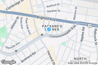Map image of the property - 1193 Commonwealth Avenue