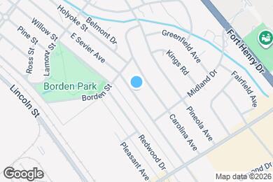 Map image of the property - 1528 E Sevier Ave