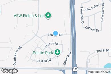Map image of the property - 16125 72nd St NE