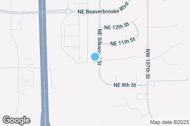 Map image of the property - 916 NE Silkwood St